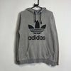 Grey Adidas Pullover Hoodie Medium