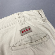 White Dickies Cargo Trousers W38