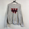 Vintage Grey America USA Sweatshirt Large