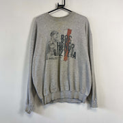 Grey Graphic Sweatshirt Storm Large