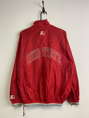 Red Starter Ohio State 1/4 Zip-up Pullover Men's Medium