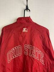 Red Starter Ohio State 1/4 Zip-up Pullover Men's Medium