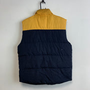 Navy Yellow Green Tommy Hilfiger Puffer Gilet Men's XL