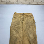 Beige Carhartt Workwear Trousers W36