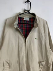 Vintage Grey Izod Lacoste Harrington Jacket Men's Large