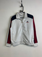 00s White Adidas Windbreaker Men's Medium