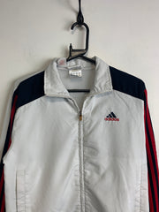 00s White Adidas Windbreaker Men's Medium