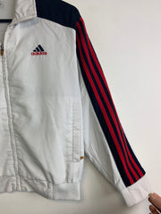 00s White Adidas Windbreaker Men's Medium