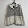 Grey and White North Face Denali Fleece Women's Medium