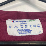 Vintage Burgundy Blue Reworked Champion Sweatshirt XL