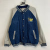 Navy and White Walt Disney World Baseball Jacket Men's Large