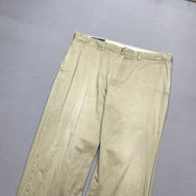 Vintage Khaki Polo Ralph Lauren Chino Trousers W36