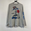 Vintage Grey Buggs Bunny Looney Tunes Orlando Magic NBA Sweatshirt Medium