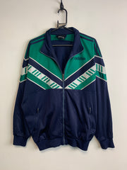 90s Navy-Green Adidas Windbreaker Men's XL