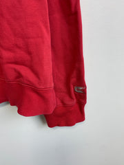 Red Embroidery Sweatshirt Men's XL