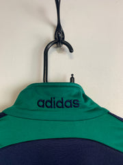 90s Navy-Green Adidas Windbreaker Men's XL