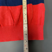 Red Navy Paul & Shark Knit Sweater Jumper XL