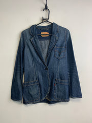 Blue Levi's Denim Blazer Men's Small