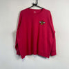 Red Reworked Manchester Bee Sweatshirt Womens XL