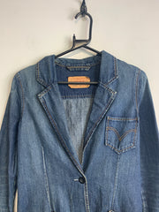 Blue Levi's Denim Blazer Men's Small