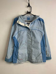 Light Blue Columbia Raincoat Women's Small