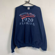 Vintage Navy USA Graphic Sweatshirt Large