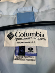 Light Blue Columbia Raincoat Women's Small