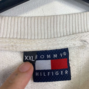 White Tommy Hilfiger Sweatshirt Womens 2XL