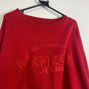 Red Venezia Sweatshirt 2XL Jeans