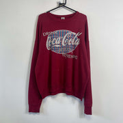 Burgundy Coca Cola Vintage Sweatshirt 2XL