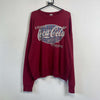 Burgundy Coca Cola Vintage Sweatshirt 2XL