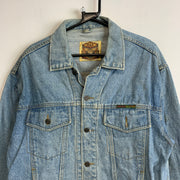 Blue Wrangler Denim Jacket Women's XL