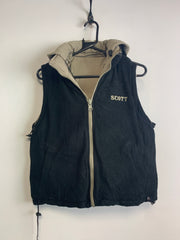 Beige-Black Sport Artic Reverse Gilet Women's Medium