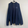 Vintage Navy Disney Quarter Zip Sweatshirt 3XL