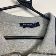 Grey Nautica Quarter Zip Sweatshirt XL