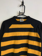 Black and Yellow Carhartt Sweater Women's Large