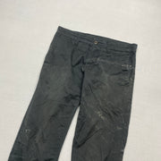 Black Carhartt Trousers W28