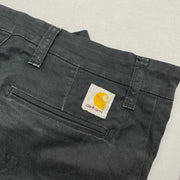 Black Carhartt Trousers W28