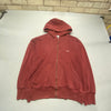 00s Red Nike zip up Hoodie Men's Large