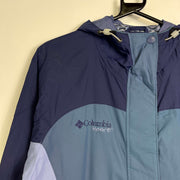 Blue Columbia Jacket Raincoat Womens Medium