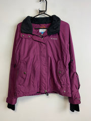 Purple Columbia Raincoat Women's Medium