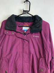 Purple Columbia Raincoat Women's Medium