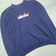 Vintage Navy Ellesse Sweatshirt Men's Large