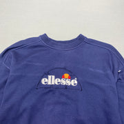 Vintage Navy Ellesse Sweatshirt Men's Large