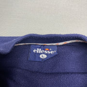 Vintage Navy Ellesse Sweatshirt Men's Large