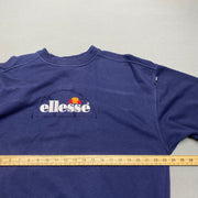 Vintage Navy Ellesse Sweatshirt Men's Large