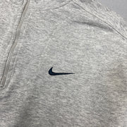 Vintage 90s Grey Nike Sweatshirt Women's Medium