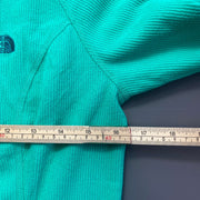 Green North Face Thermal Hoodie Womens Small
