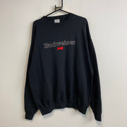 Black Budweiser Sweatshirt Men's XL