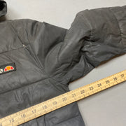 Black Ellesse Puffer Jacket Women's Small